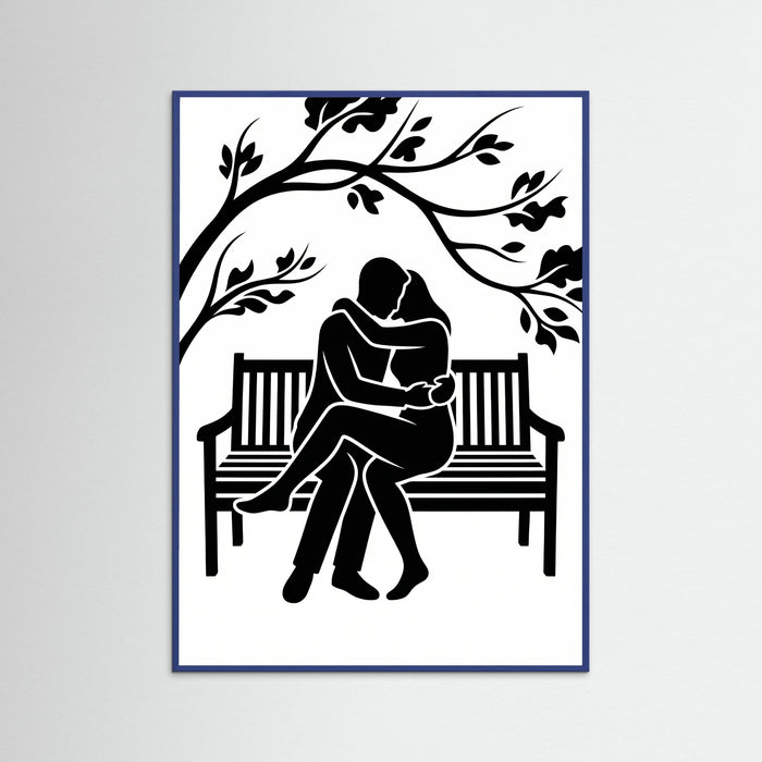 Blue Wood Intimate Silhouettes