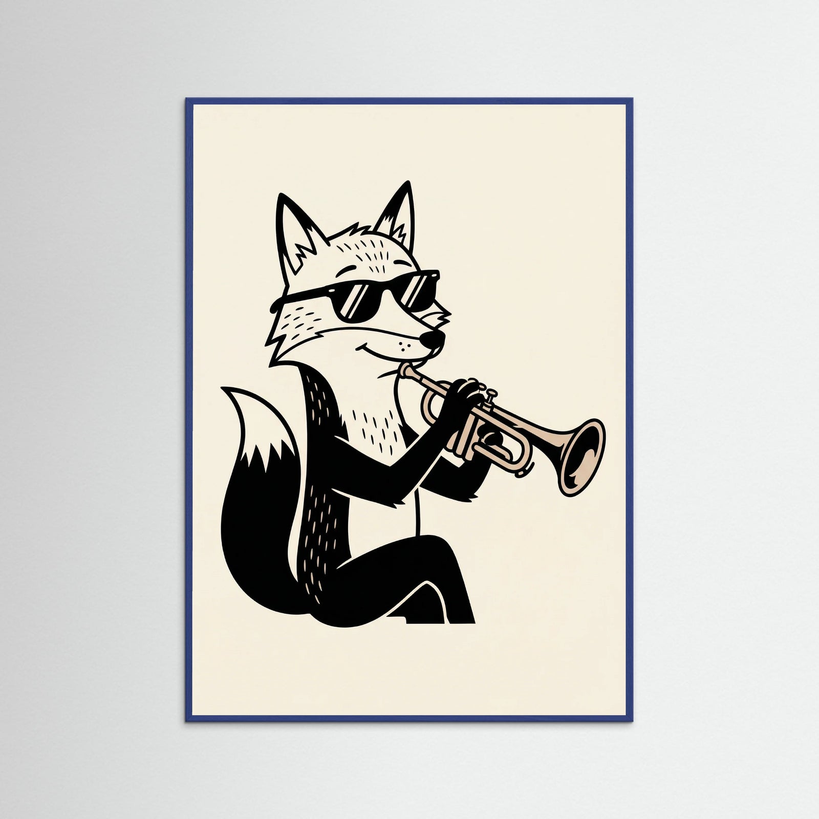 Blue Wood Jazz Cat Groove
