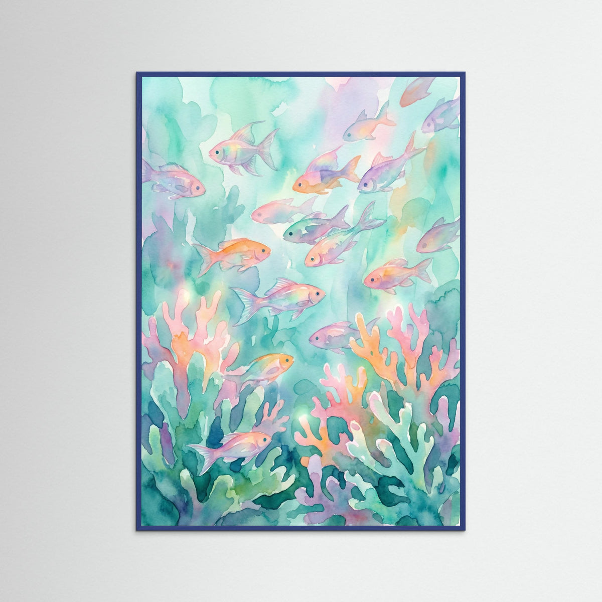 Blue Wood Jellyfish Bloom