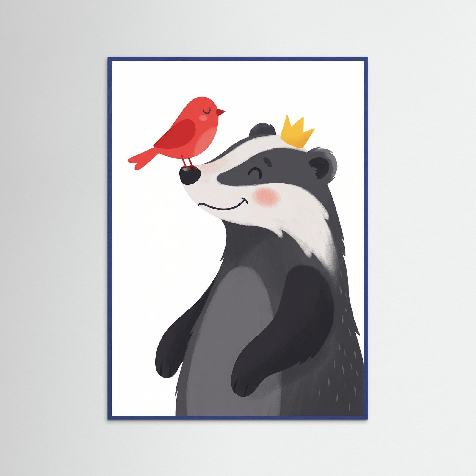 Blue Wood Joyful Balloon