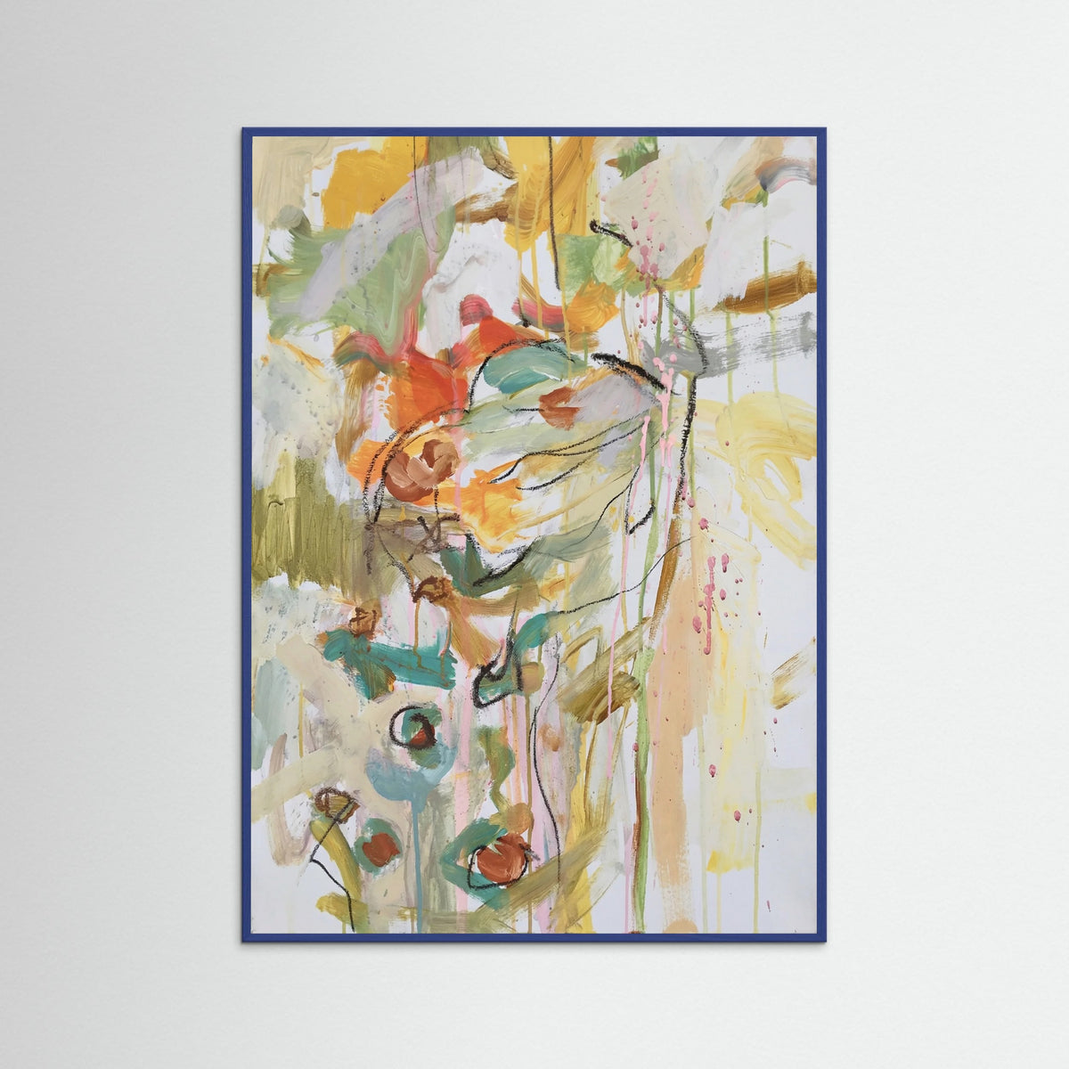 Blue Wood Joyful Bloom