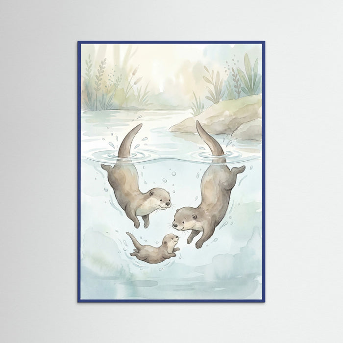 Blue Wood Joyful Elephant Play