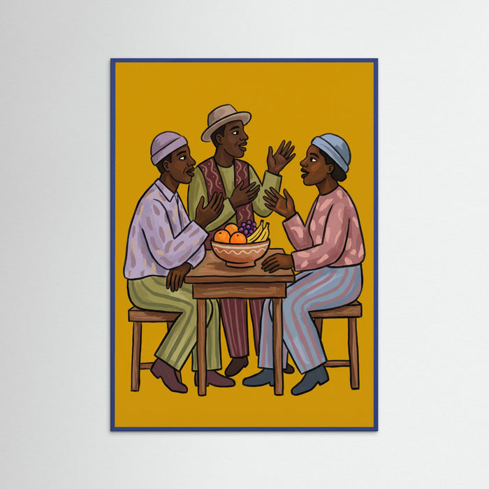 Blue Wood Joyful Kinship
