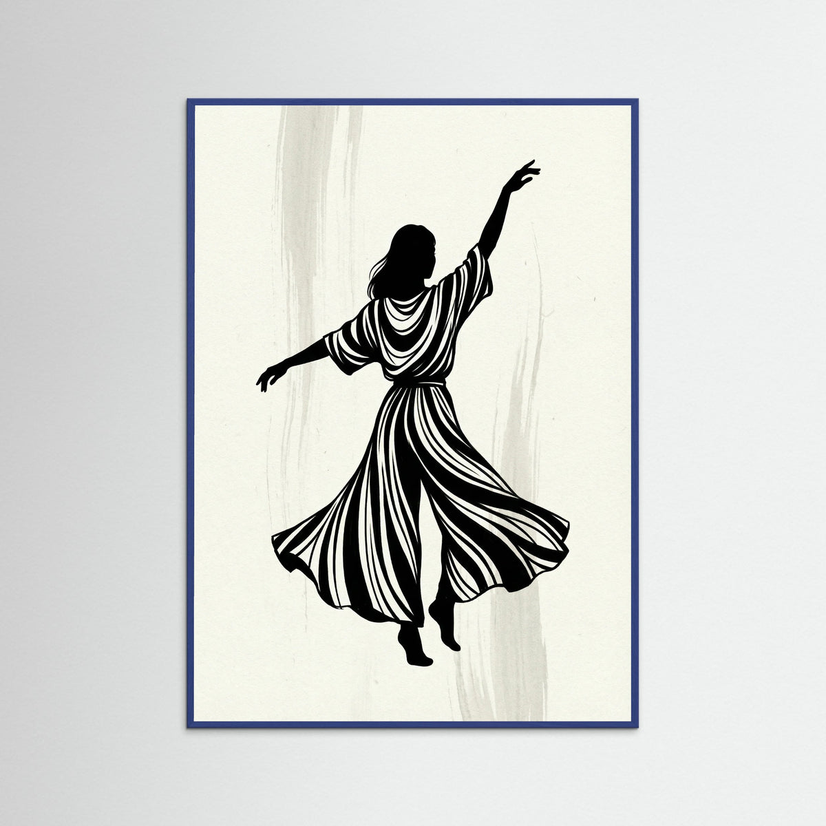 Blue Wood Joyful Leap