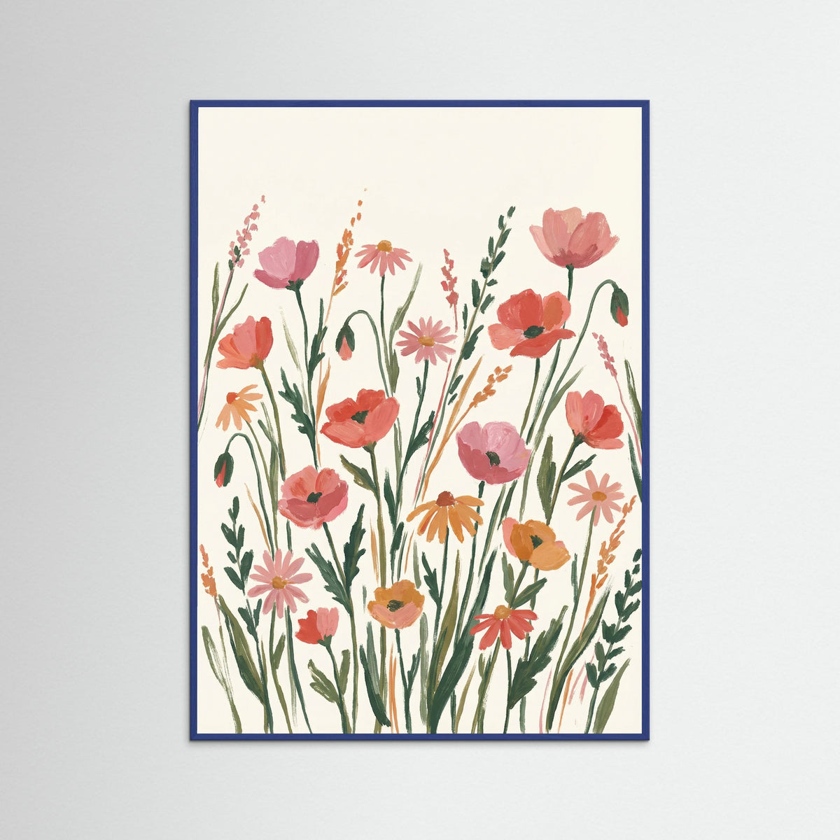 Blue Wood Joyful Spring Bouquet