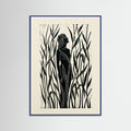 Blue Wood Jungle Embrace