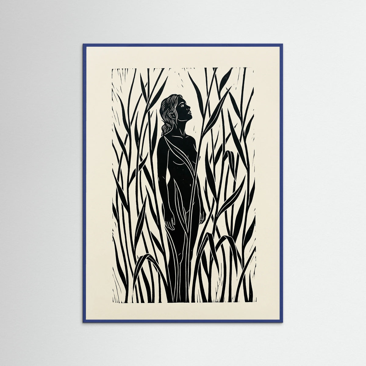 Blue Wood Jungle Embrace