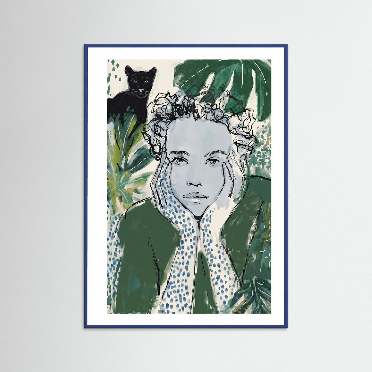 Blue Wood Jungle Gaze