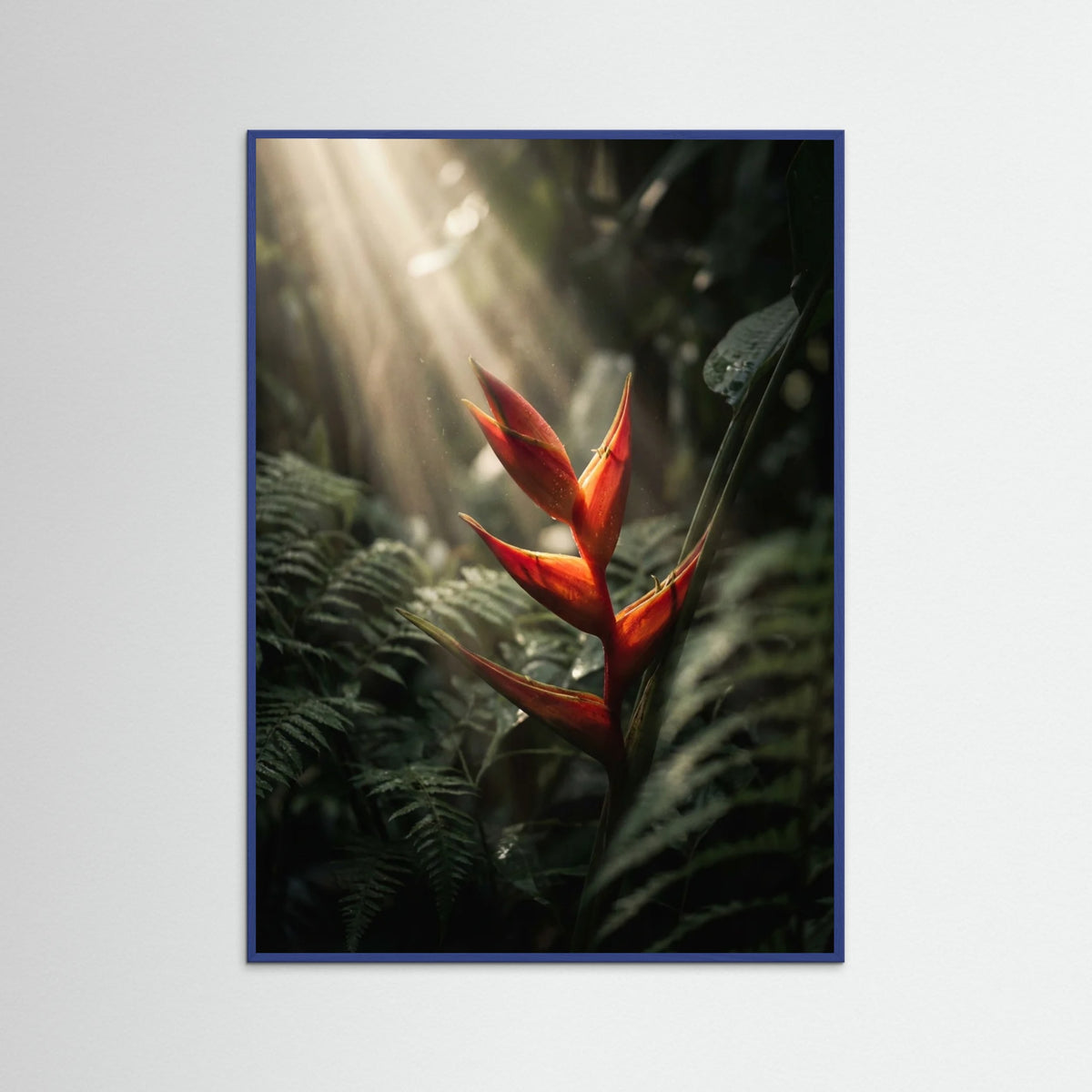 Blue Wood Jungle Glow