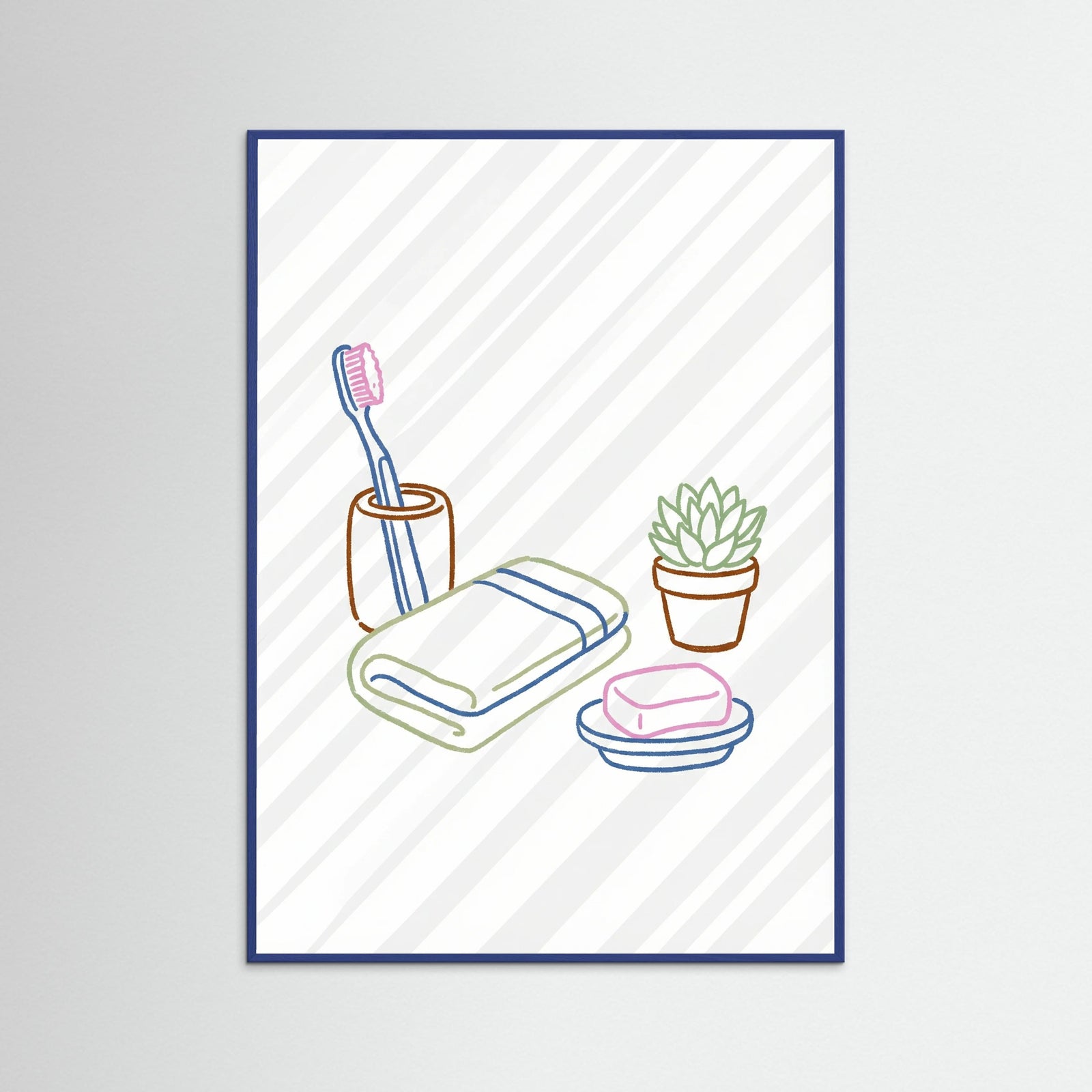 Blue Wood Kitchen Still Life