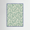 Blue Wood Kusama Organic Pattern