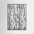 Blue Wood LINEAR Poster