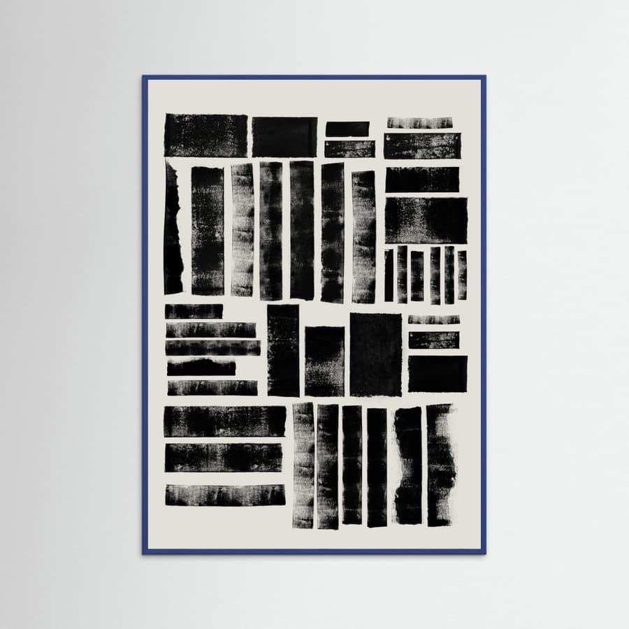 LINO CUT COMPOSITION Poster – poster and art print