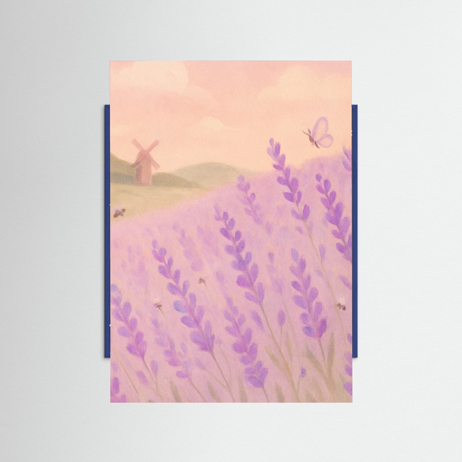 Blue Wood Lavender Dreams