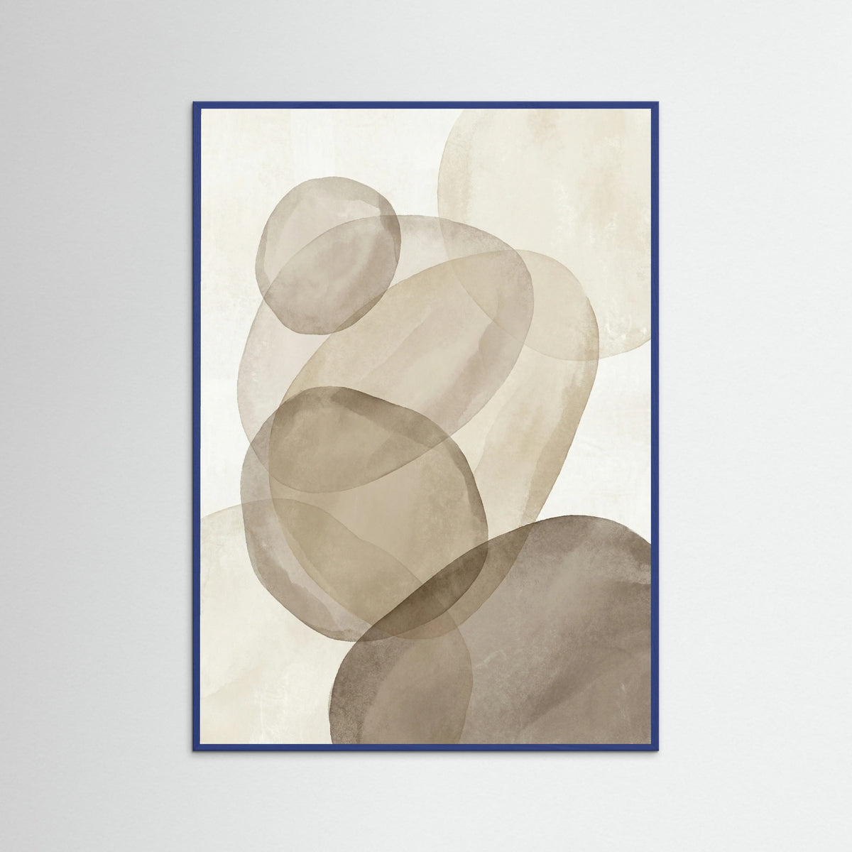 Blue Wood Layered Harmony