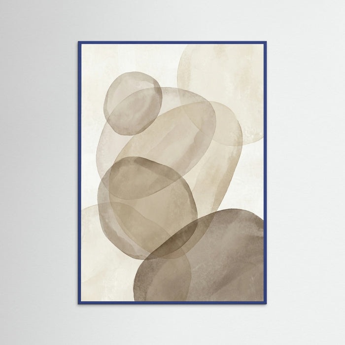 Blue Wood Layered Harmony