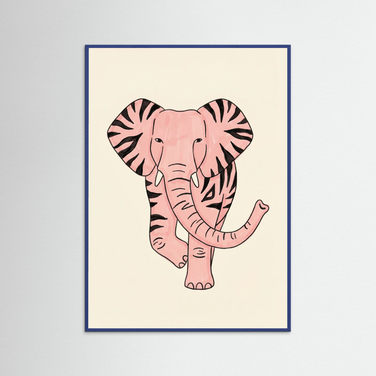 Blue Wood Le Tigre Chic