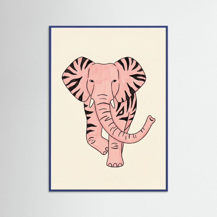 Blue Wood Le Tigre Chic