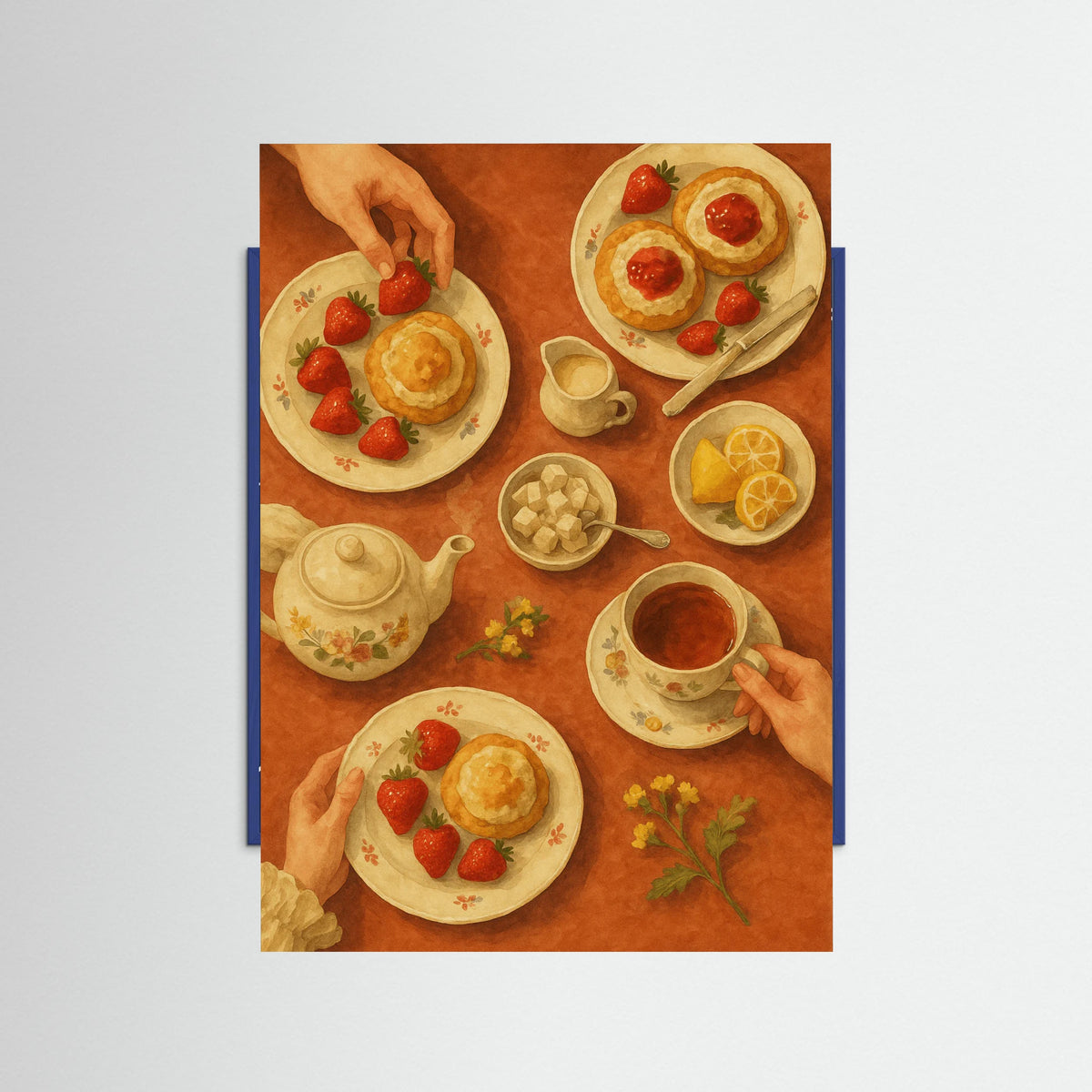 Blue Wood Lemon Sugar Symphony