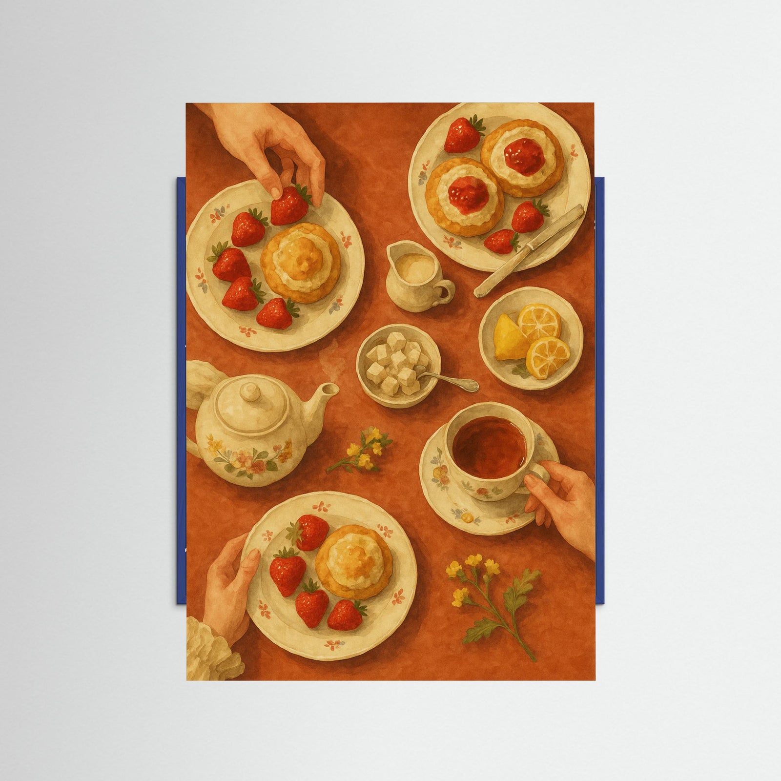 Blue Wood Lemon Sugar Symphony