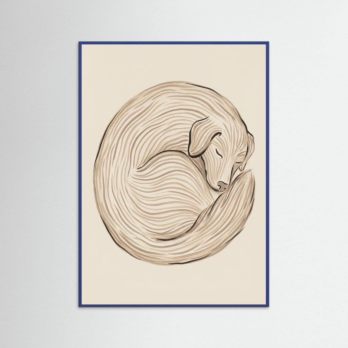 Blue Wood Linear Recline