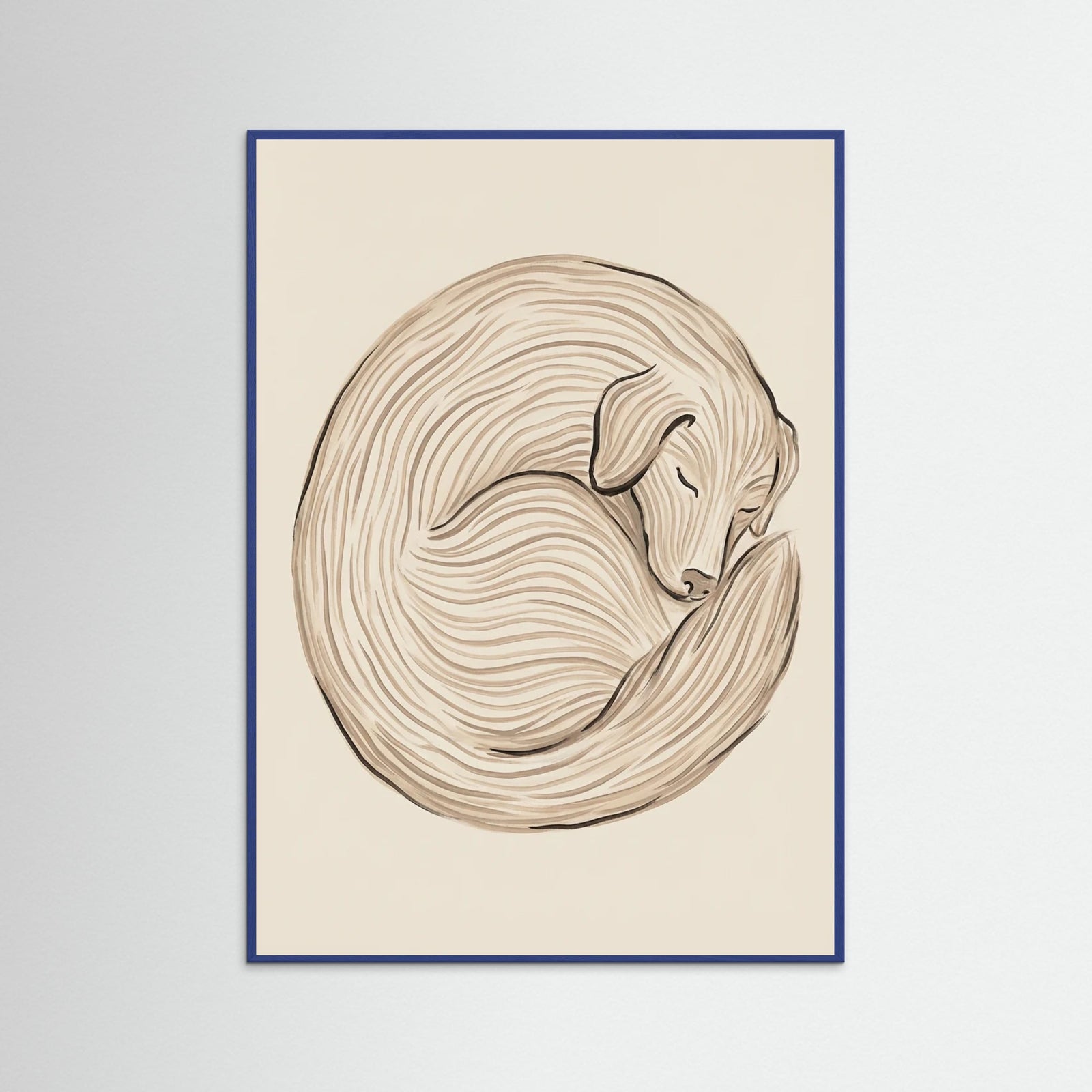 Blue Wood Linear Recline