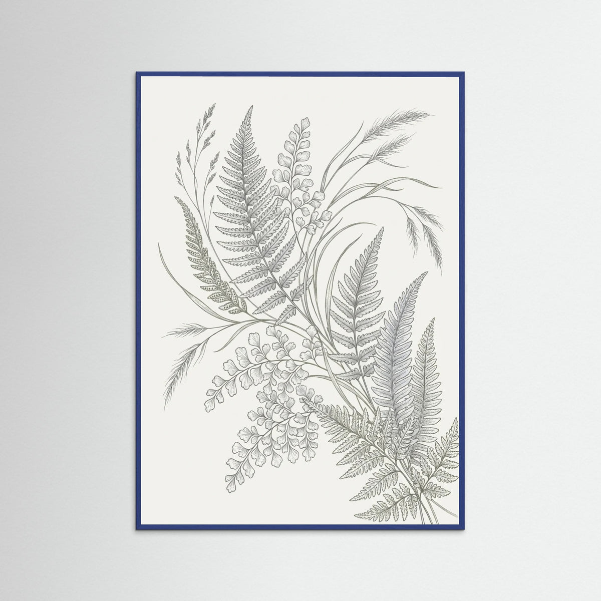 Blue Wood Lined Botanicals