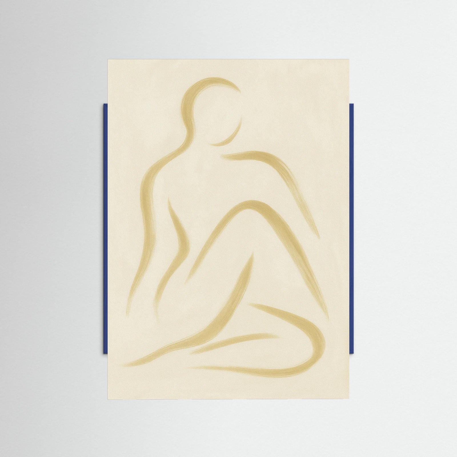 Blue Wood Lines of peace