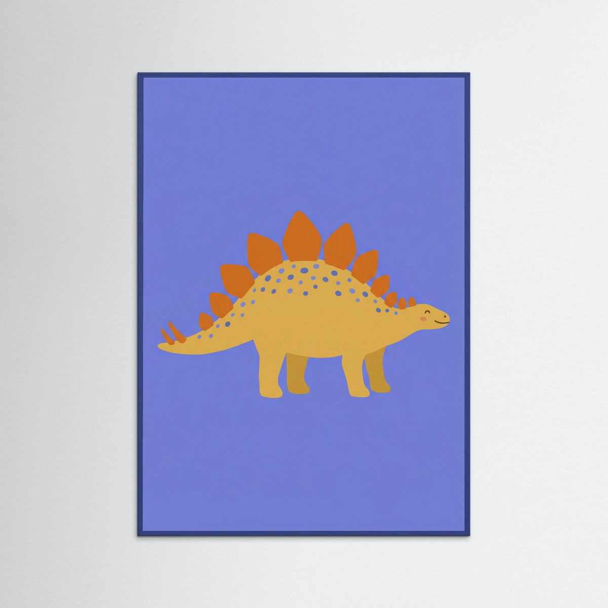 Blue Wood Long Neck Dino