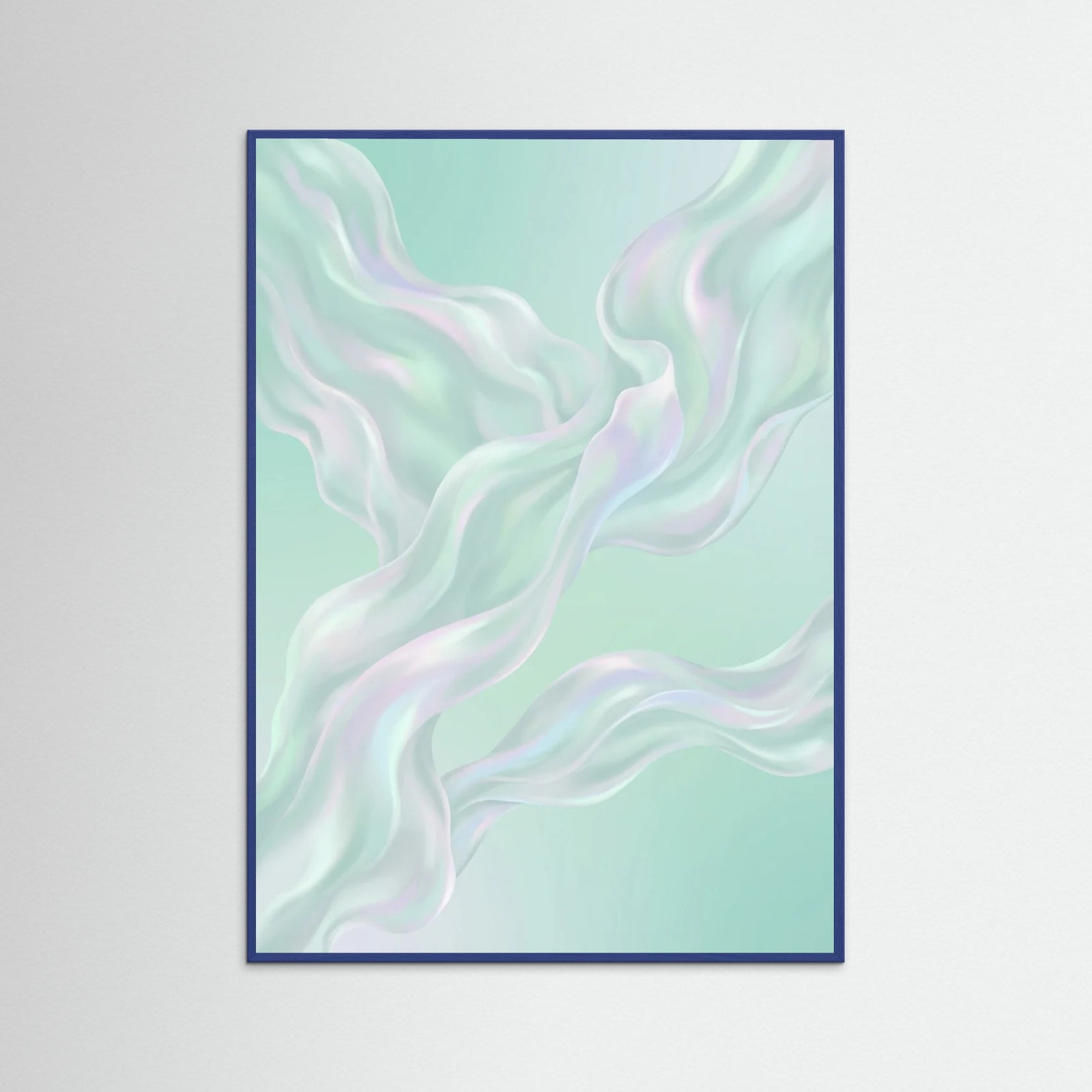 Blue Wood Luminous Drift
