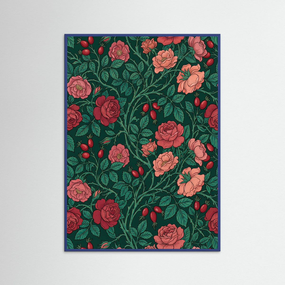 Blue Wood Lush Fruit Vines