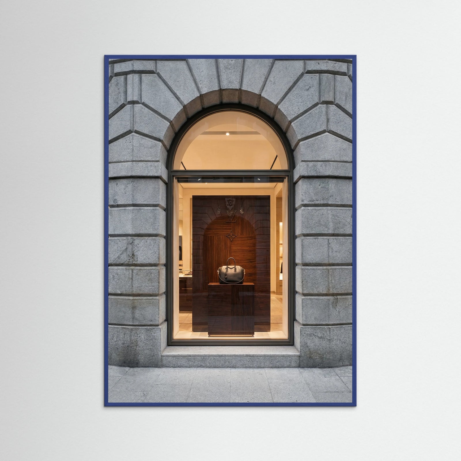 Blue Wood Luxury Entrance