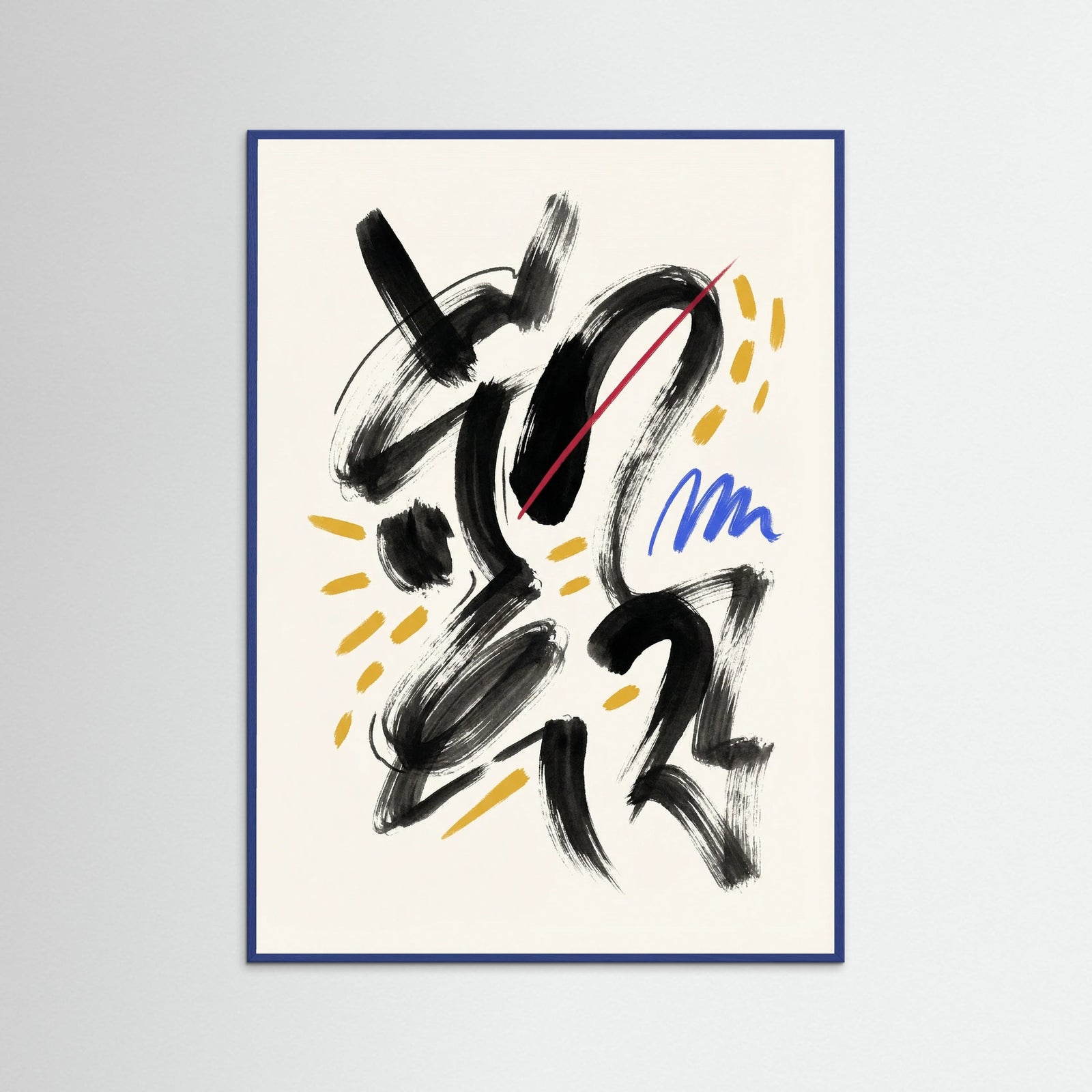 Blue Wood Lyrical Contours