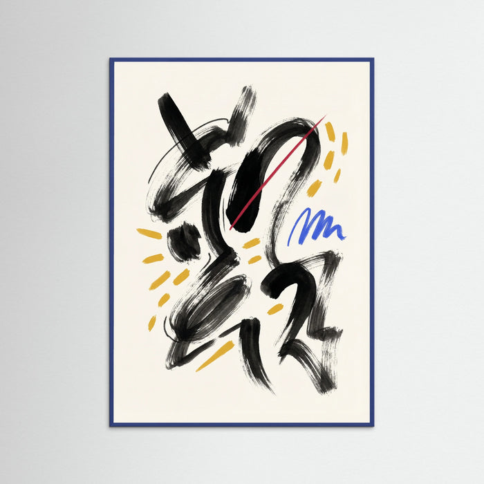 Blue Wood Lyrical Contours