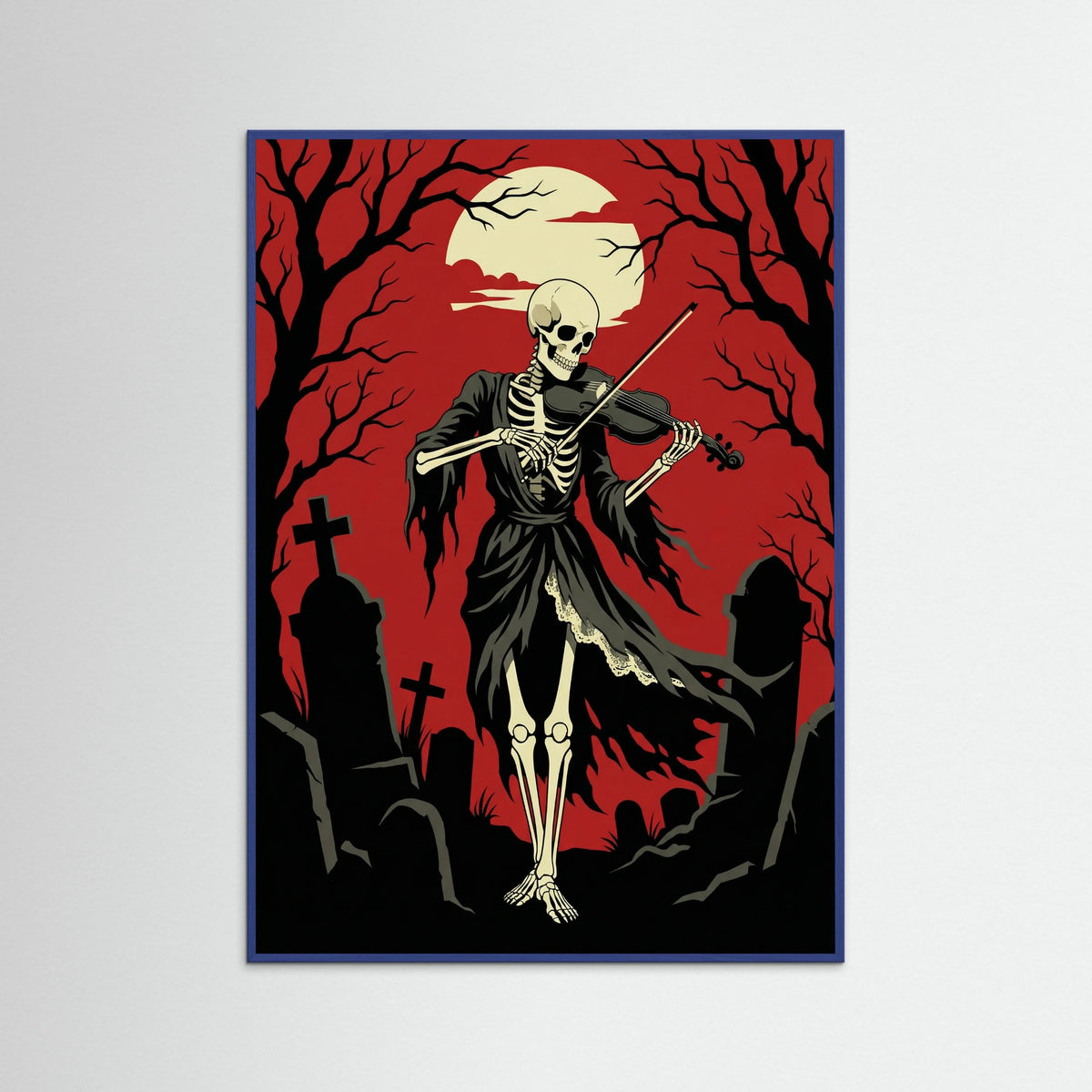 Blue Wood Macabre Dance