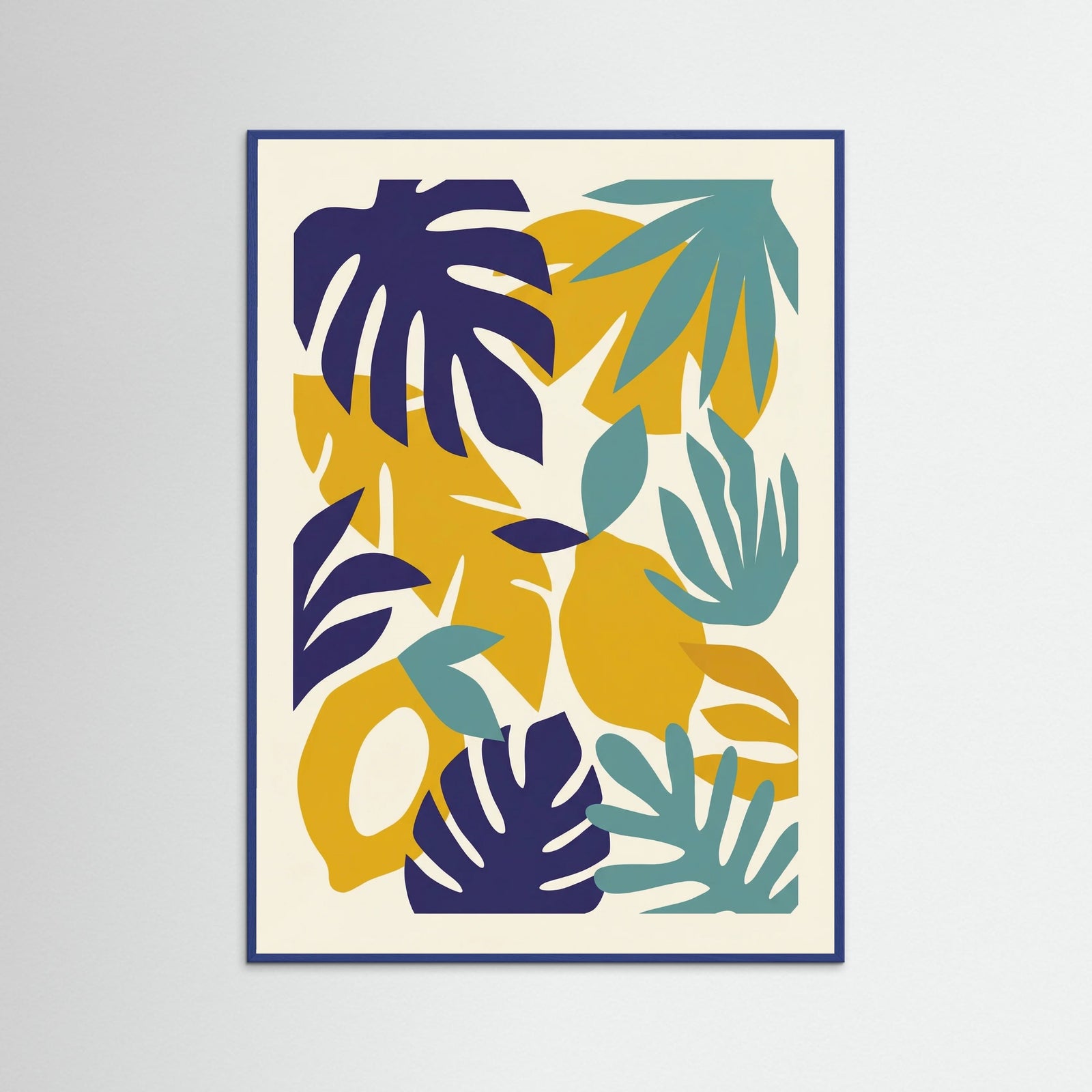 Blue Wood Matisse Bloom