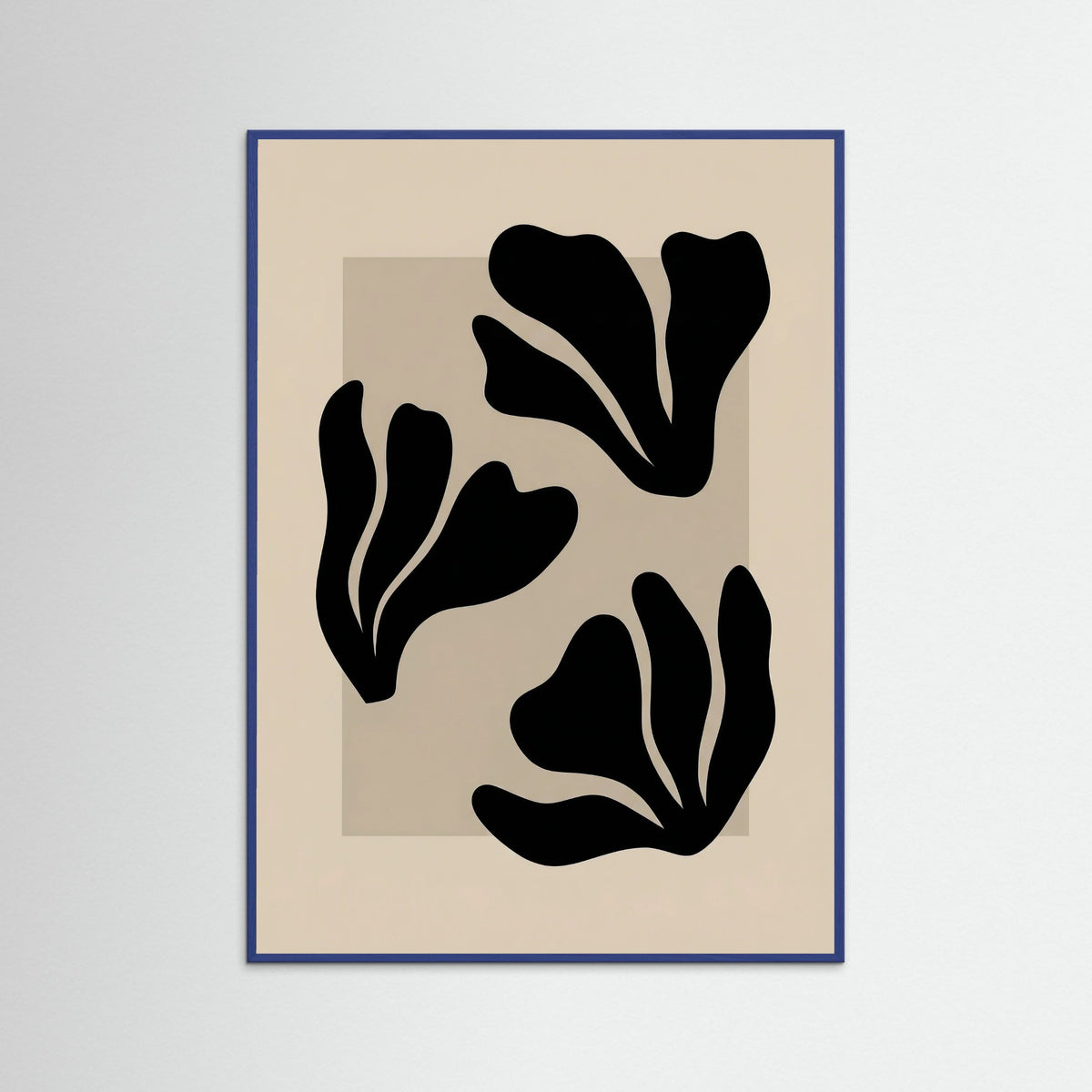 Blue Wood Matisse Botanical Forms
