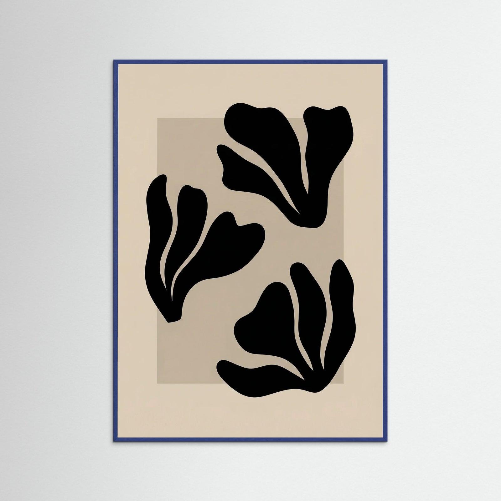 Blue Wood Matisse Botanical Forms