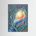 Blue Wood Melancholy Bloom
