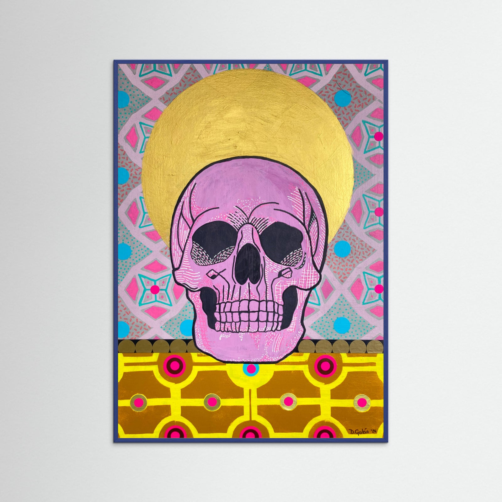 Blue Wood Memento Mori 2.0 Poster