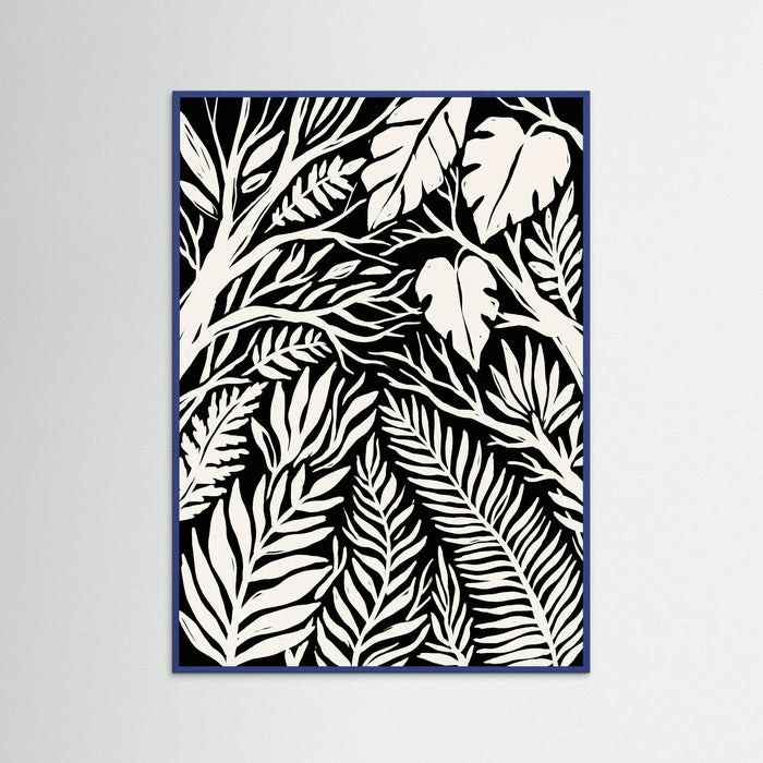 Blue Wood Midnight Bloom Black