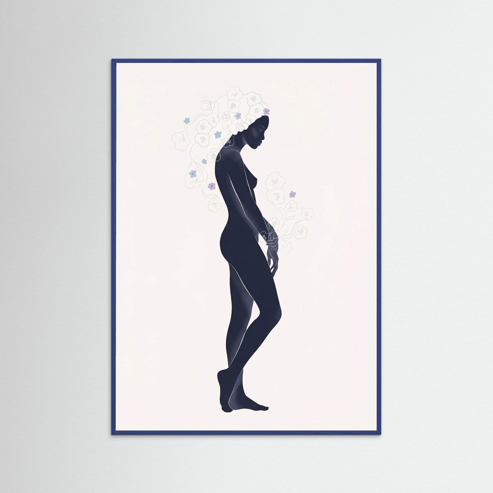 Blue Wood Midnight Bloom