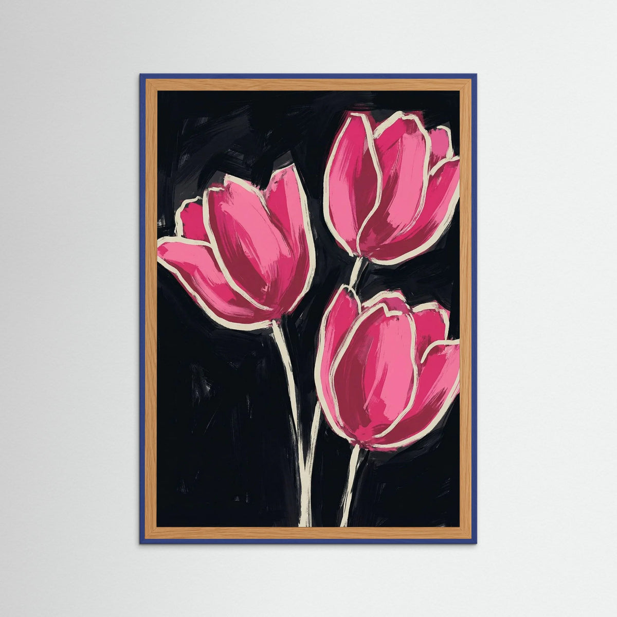 Blue Wood Midnight Bloom