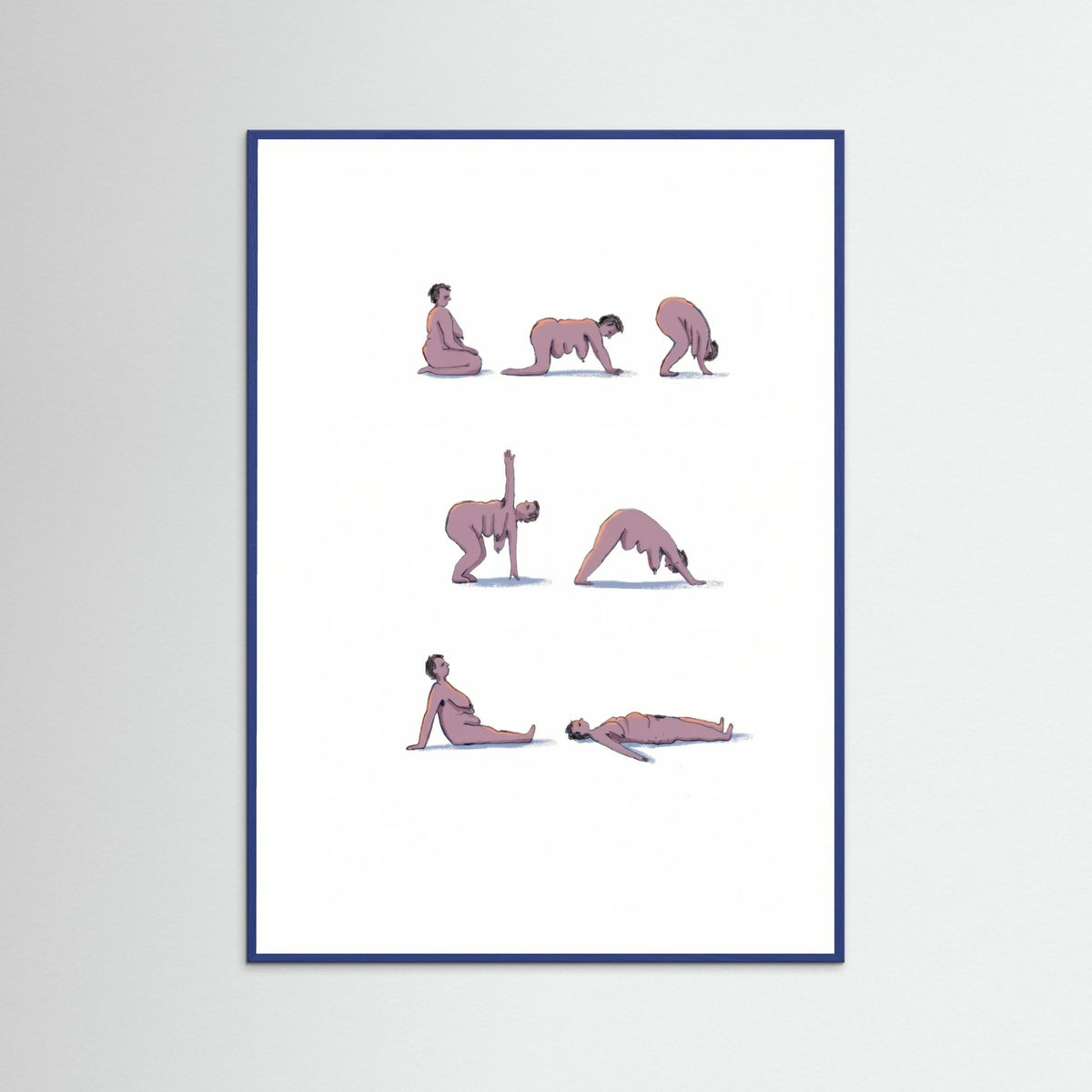 Blue Wood Mindful Movement Poses