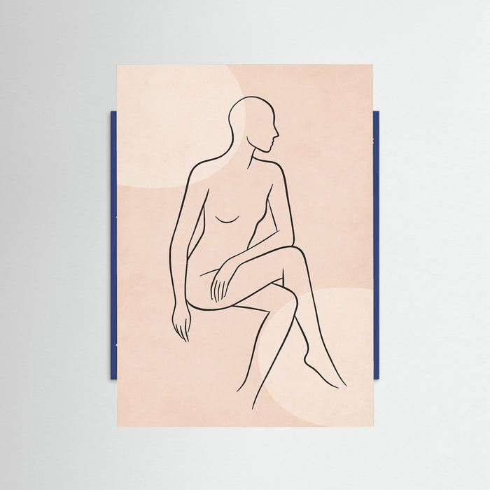 Blue Wood Minimalist Muse