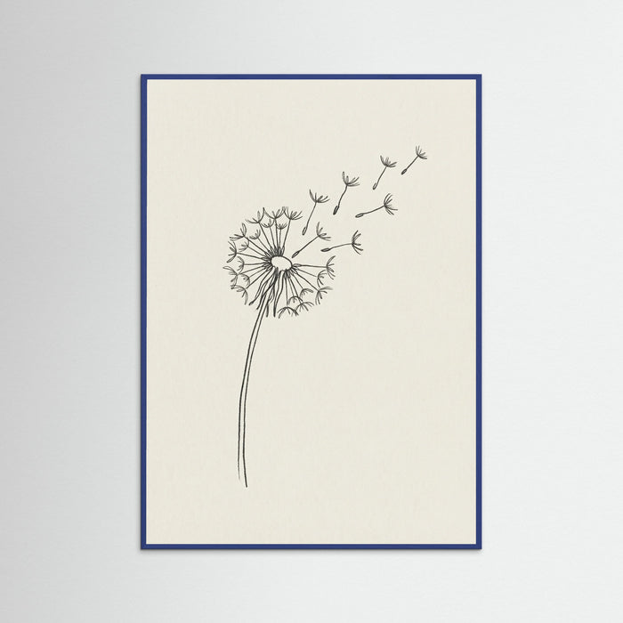 Blue Wood Minimalist Peace Dove