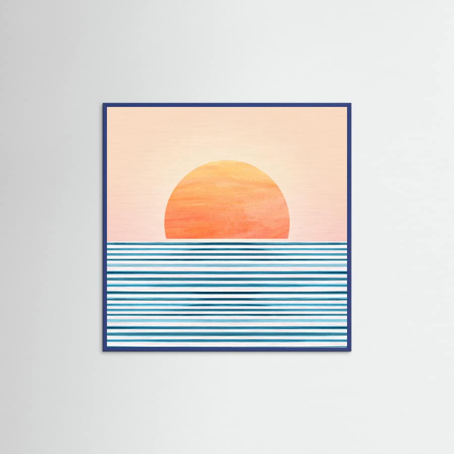 Minimalist Sunset 1 Poster – plakat og kunsttryk