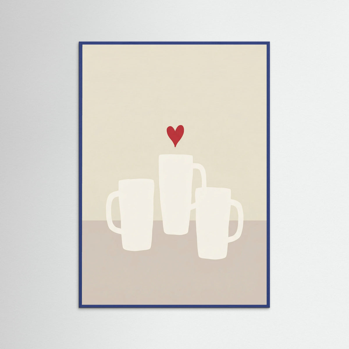 Blue Wood Minimalist Wine Still