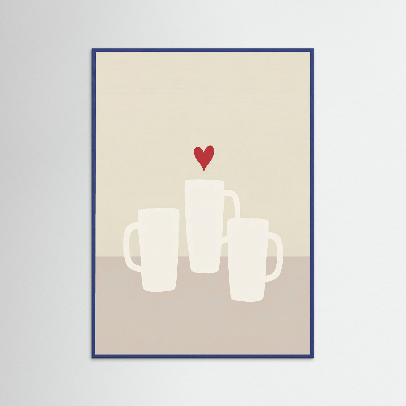 Blue Wood Minimalist Wine Still