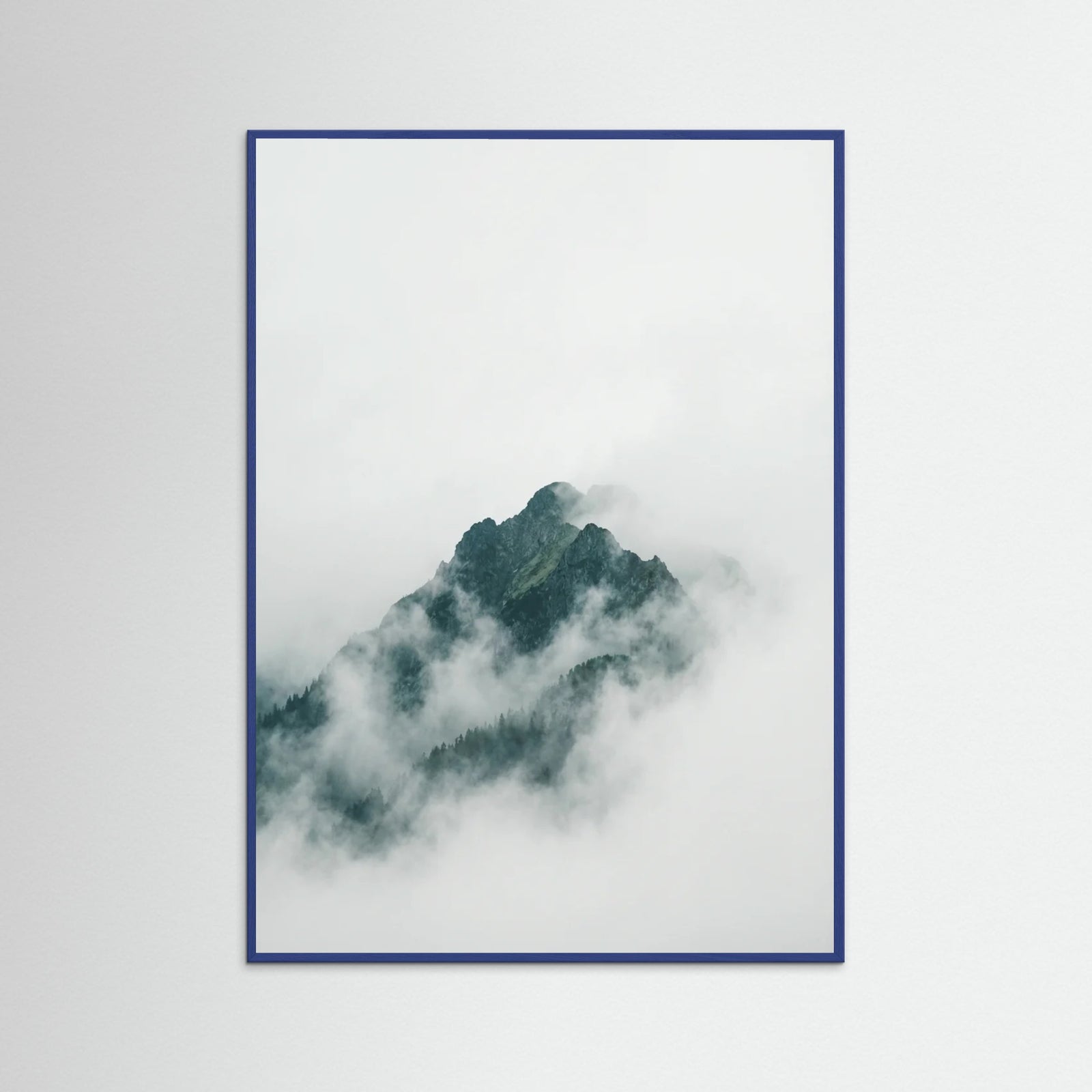 Blue Wood Misty Forest Canopy